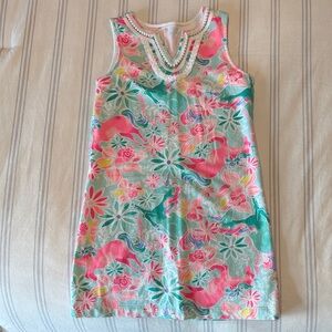 Lilly Pulitzer Colorful Unicorn and Floral Kids Dress